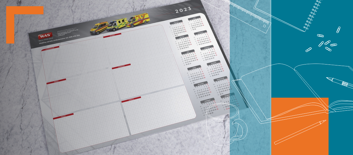 Leżące kalendarze A2 na biurko i ich nowoczesne opcje